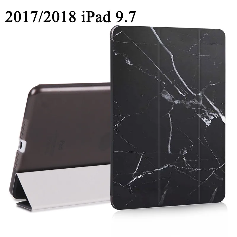 Для iPad 9,7 чехол жесткий мраморный узор планшет смарт-чехол для iPad 9,7 Air 1 2 Mini 1 2 3 4 5 iPad 2/3/4 Funda Capa - Цвет: B050011