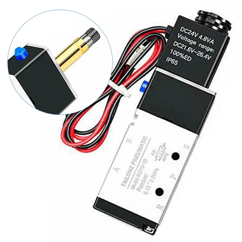

1/4\"NPT Solenoid Valve 24V Single Coil Pilot-Operated Electric Type 4V210-08