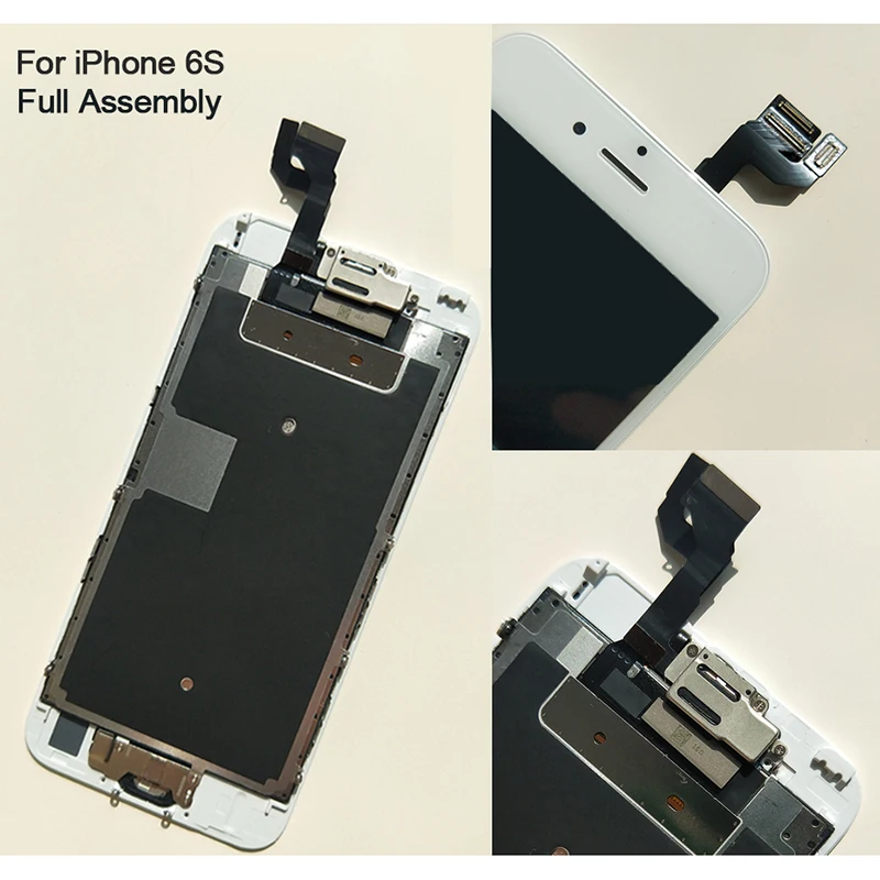 Полный ЖК дисплей полный Дисплей в сборе или экран для iPhone 6S 7 7P iphone 6 с кнопкой