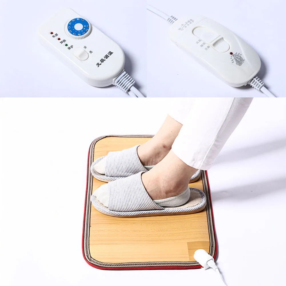 Водонепроницаемый напольный обогреватель для ног штекер нагревательный коврик
