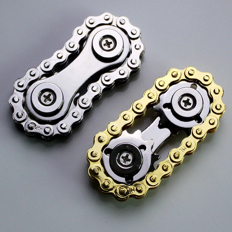 

Sprockets Flywheel Fingertip Gyro Sprockets Chains EDC Metal Toy Gear Chain