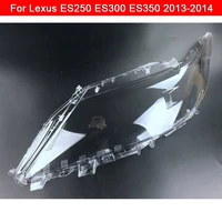 car front headlight cover headlamp lampshade for lexus es250 es300 es350 2013 2014 head lamp light covers glass lens shell caps