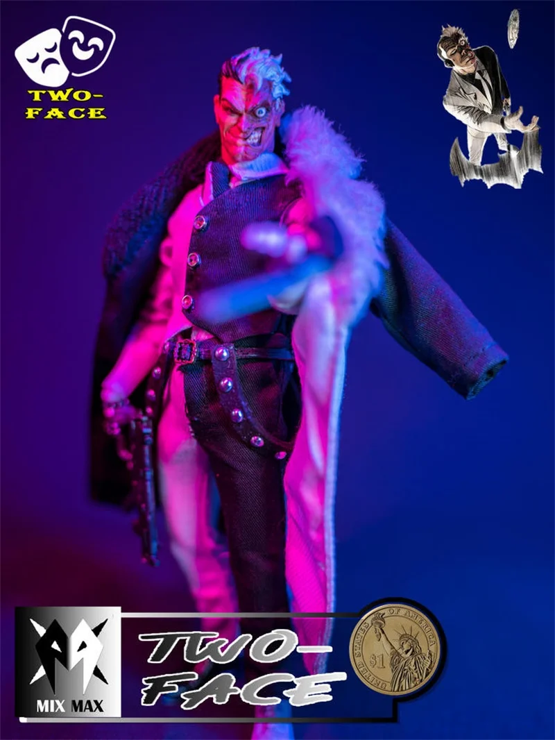 

Аксессуары для экшн-фигурок 6 дюймов, с двойным лицом