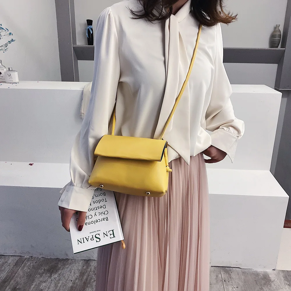 

Cute Messenger Bag Woven Plaid Female Leather Shoulder Bag Messenger Luxury Handbags Women Shoulder Bags DF50BA