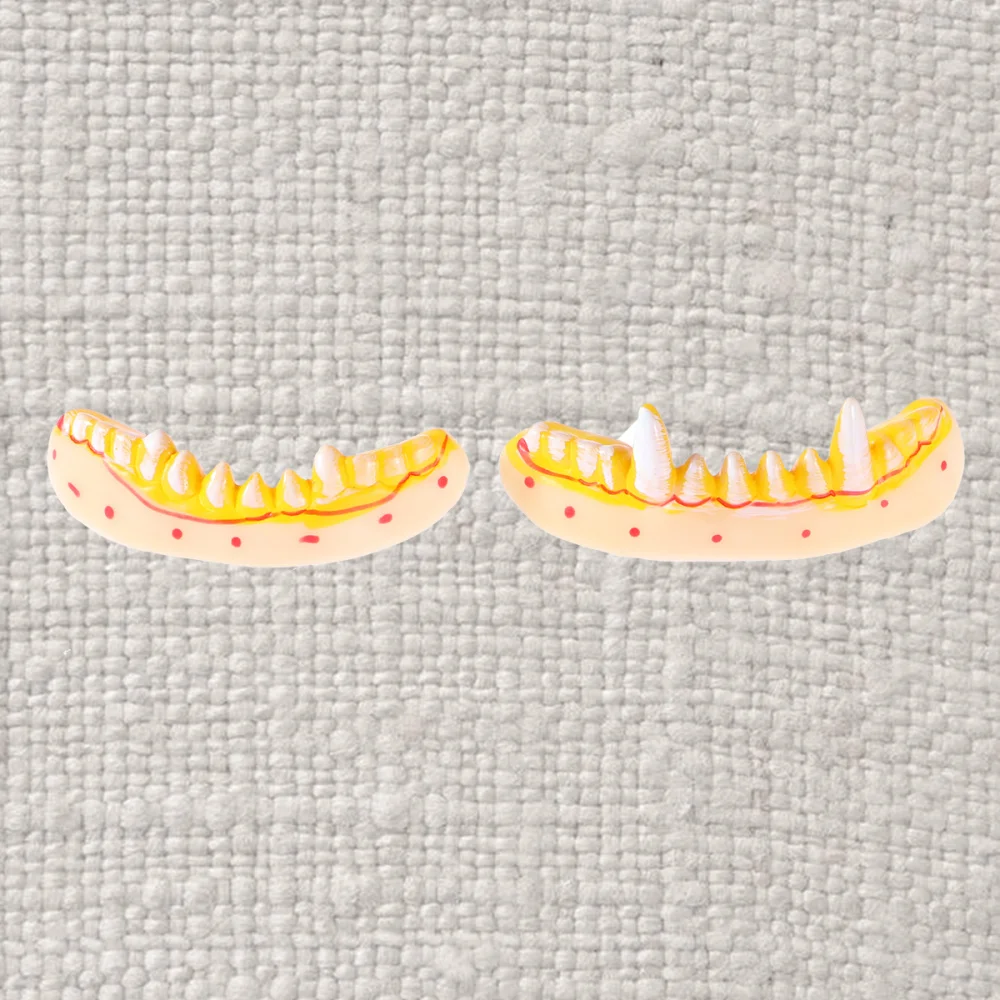 

Fake Denture Teeth Funny Goofy Decoration Props Trick