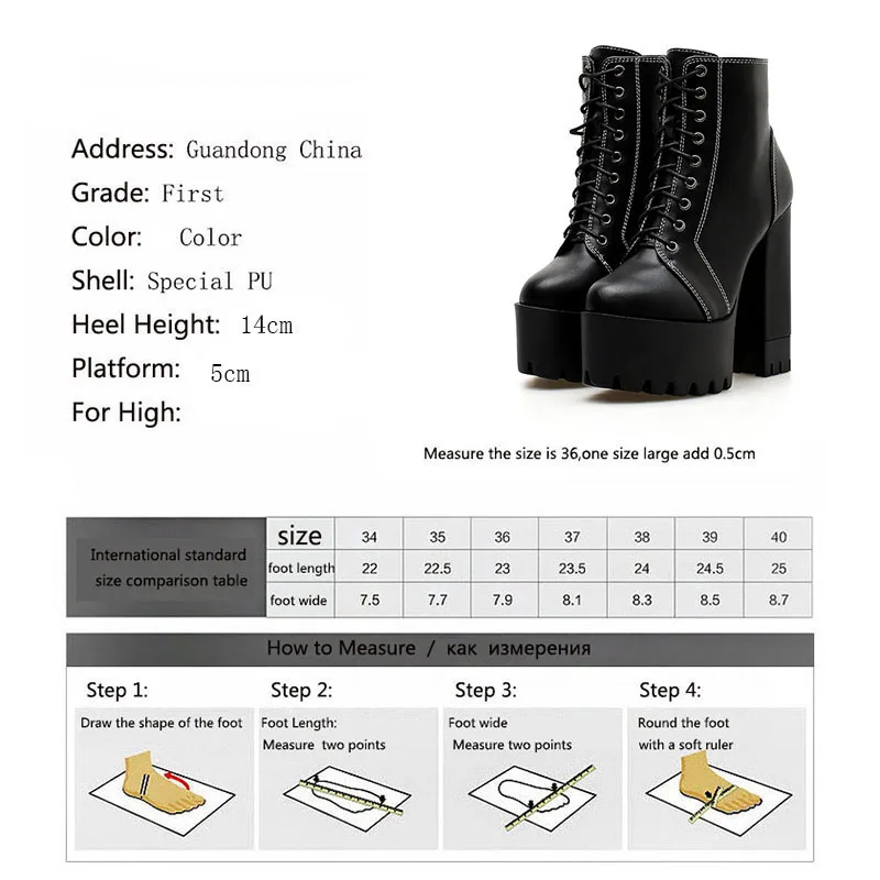 

PRETO BRANCO 2021 Spring Women Platform Boots Autumn Winter Simple Line High-heeled Thick Ankle Boots Shoes Woman JXQ