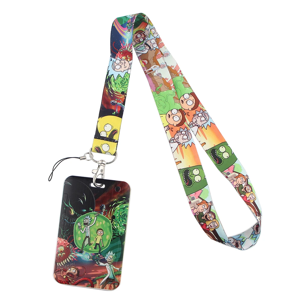 

FD0613 Anime Lanyard Neck Strap Rope Cute For Mobile Cell Phone ID Card Badge Keychain DIY Lanyards For Friend