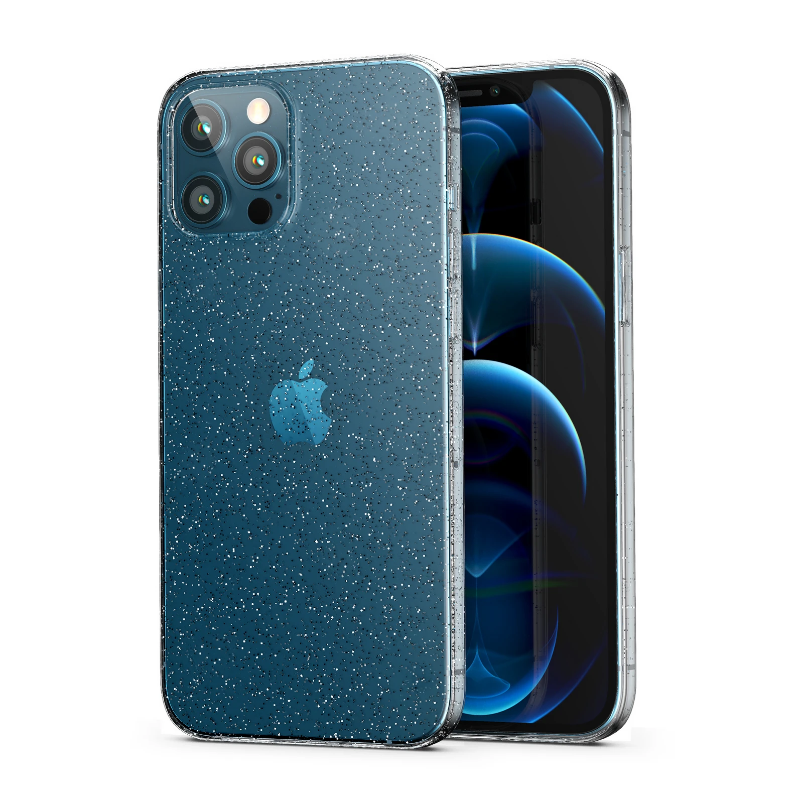 Чехол LSDI для iPhone 12 блестящий чехол Pro max Прозрачный тонкий гибридный мягкий женщин