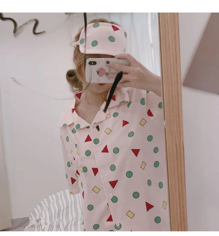 Осенне-летний женский пижамный комплект Harajuku женская одежда Пижамный костюм женский розовый полосатый кролик сердце повседневная одежда для сна