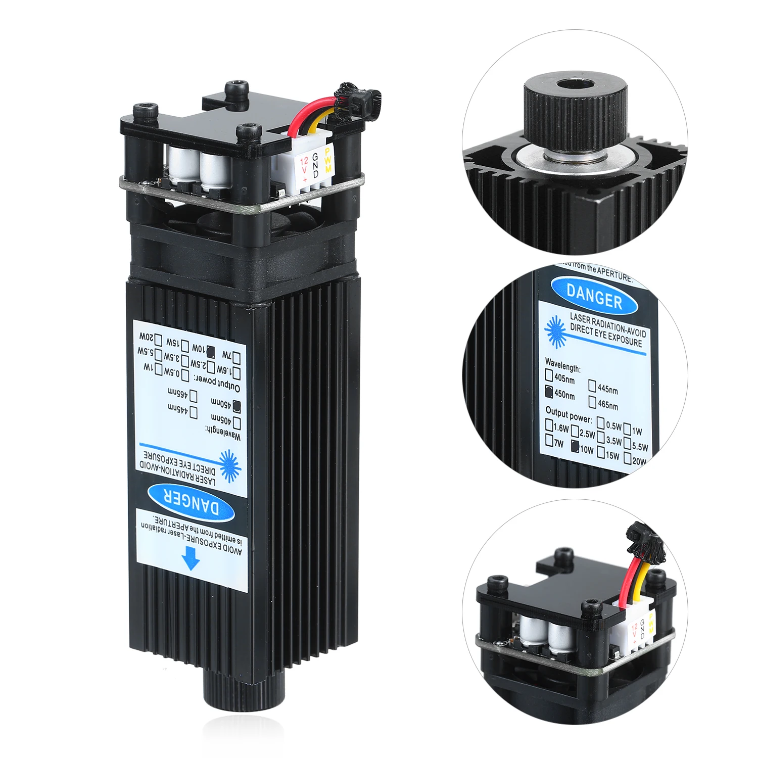 Лазерная гравировальная головка модуль лазерная 450 нм синяя лаза для лазерного