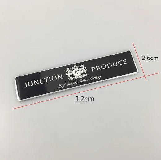

New Auto Modified Metal Junction PRODUCE JP Luxury VIP Trunk Side Seal Decals Sticker Badge Car Assessoires