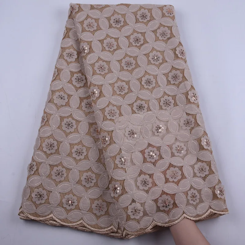 Французская кружевная ткань с белыми блестками изысканная вышивка африканская