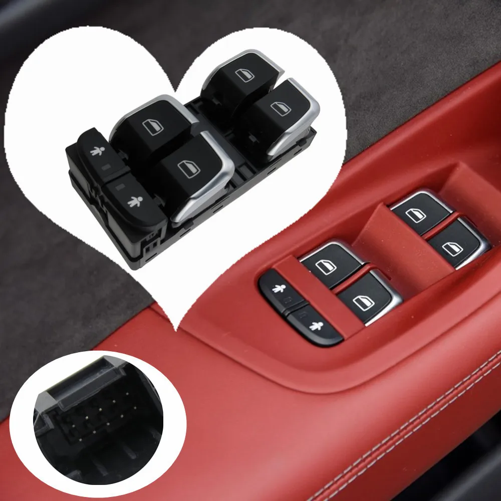 Переключатель регулятора стеклоподъемника для Audi A6 S6 C7 A7 Q3 4G0 959 851 Стайлинг