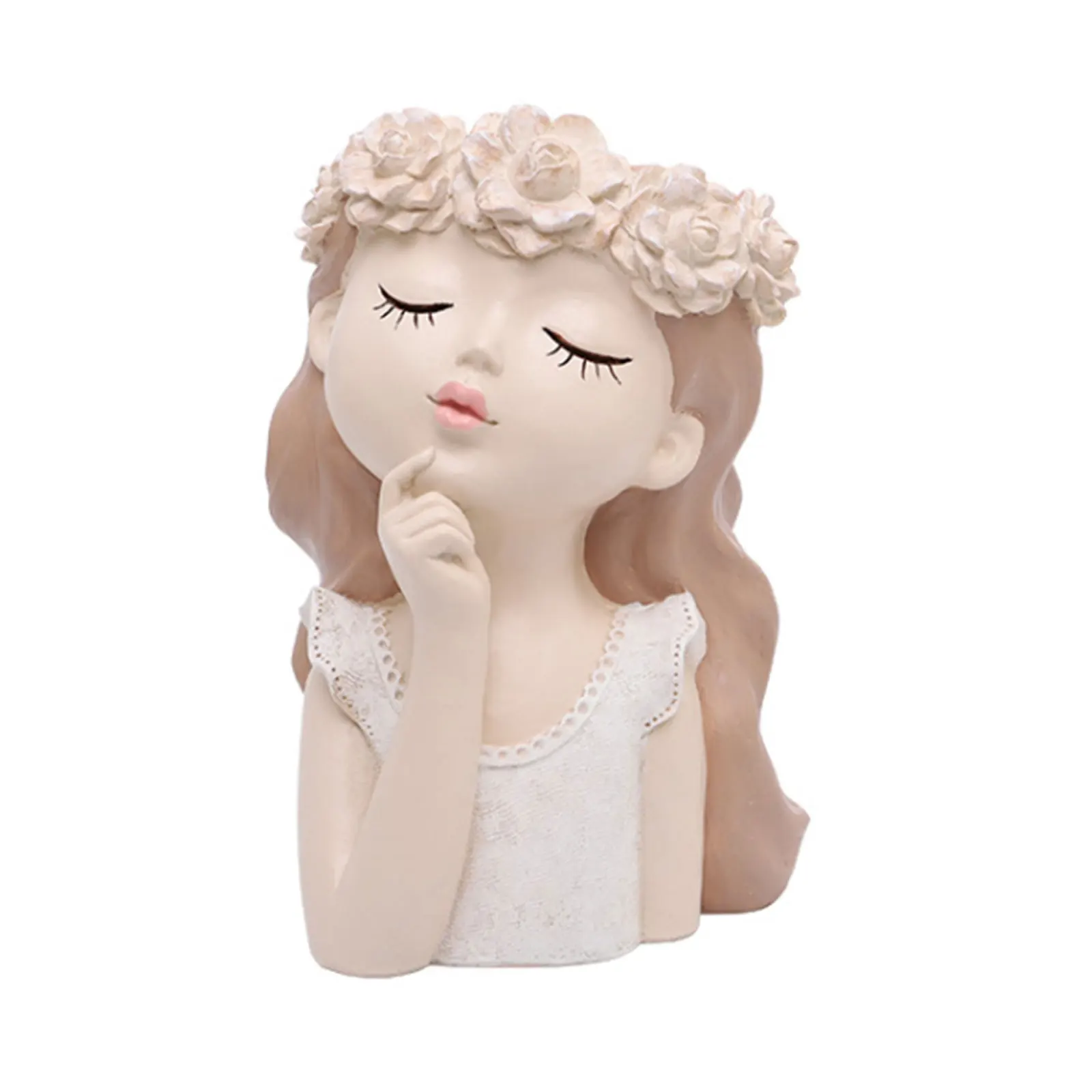

Succulent Flowerpot Resin Vase Flower Vase Creative Vase Flower Pot Desktop Decorative Home Ornaments Creativity Statue Planter