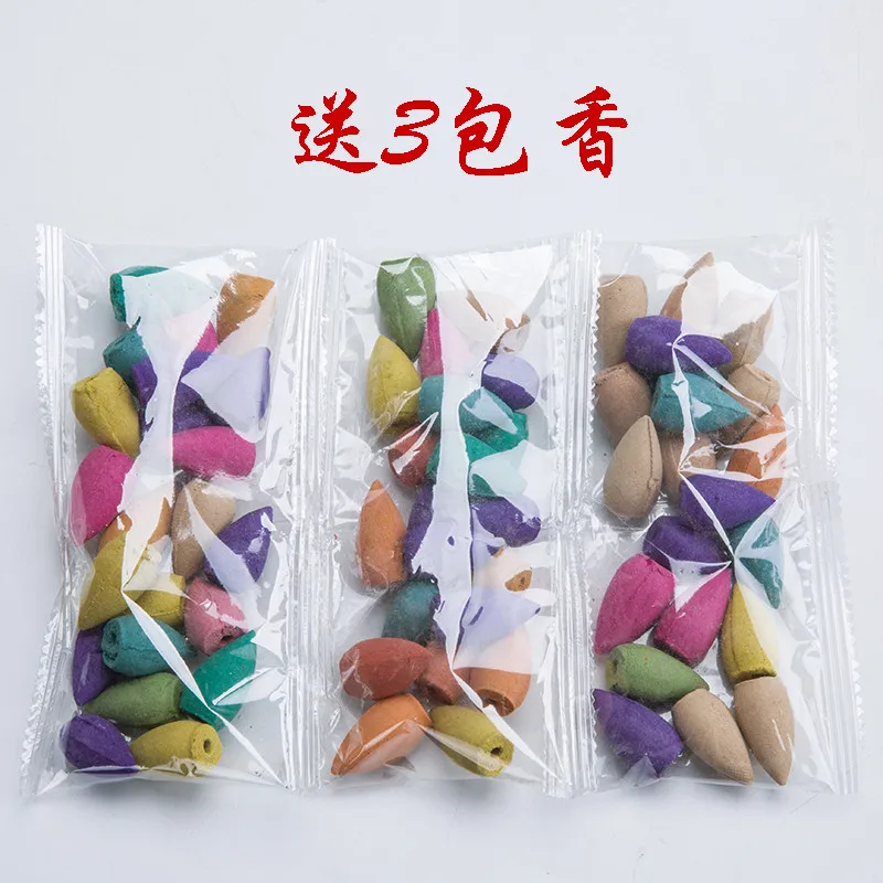 

Church Nordic Brass Backflow Incense Burner Modern Waterfall Smoke Vintage Diffuser Fragrance Kadzielnica Home Decor BY50XX