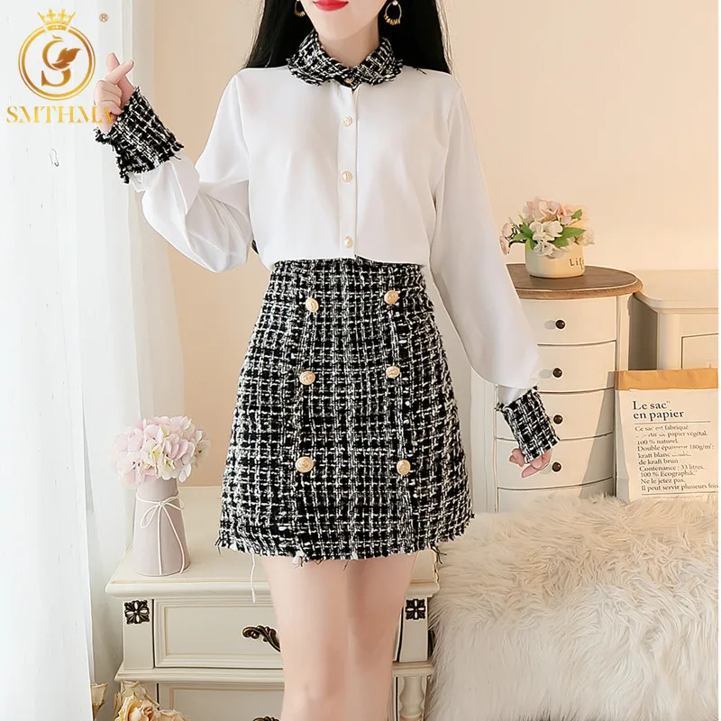 SMTHMA женский новый весенний комплект из двух предметов Повседневная модная белая