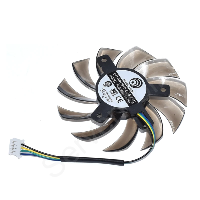 Бесплатная доставка Для Gigabyte GTX1050 1060 1070 1080 G1 N960 N970 Graphics PLD08010S12HH DC12V 0.35A Вентилятор