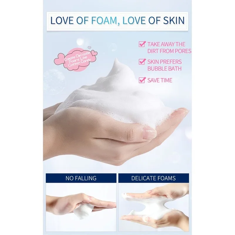 LAIKOU очищающий мусс Аминокислотный очиститель для лица увлажнение отбеливание