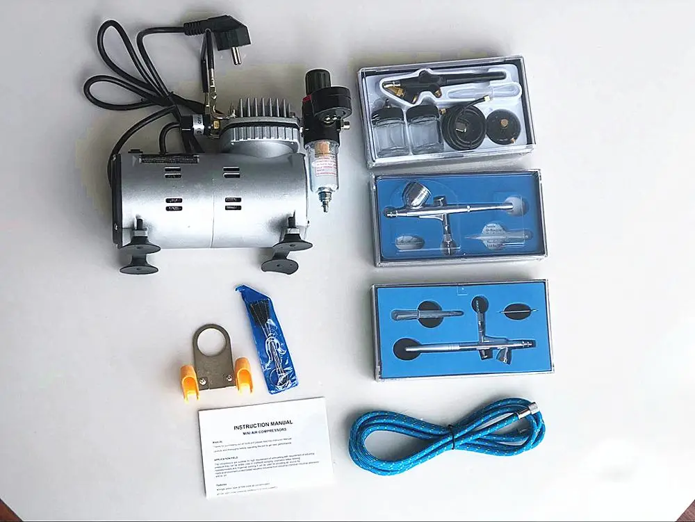 Высококачественный комплект аэрографа + воздушный компрессор