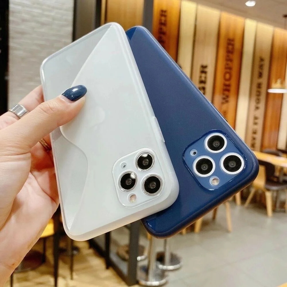 

Coque En Silicone For iPhone Protection 6/7/8/plus/Se 2020 /x/xs xr/11/12 pro/max