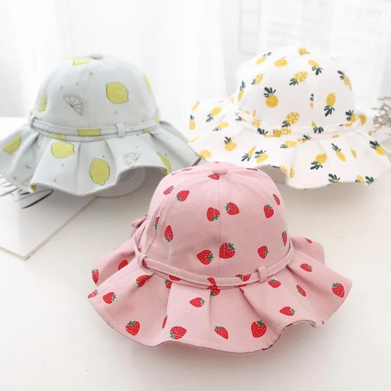 

1pcs Baby Bucket Hat Outdoor Bowknot Kids Girl Sun Protection Beach Quality Cap Uv High Hat E4L8
