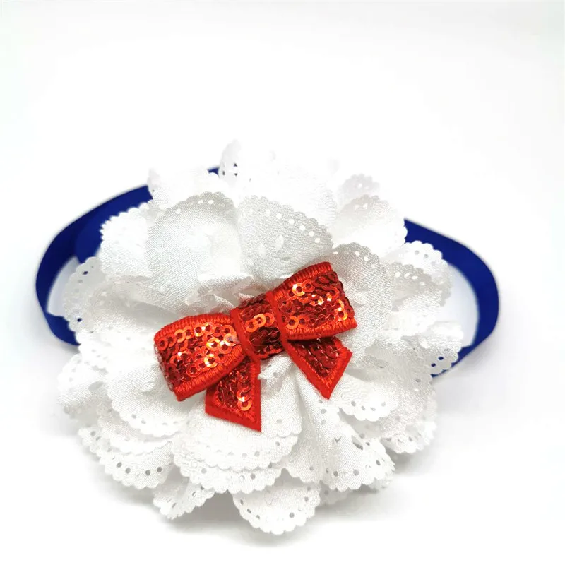 30/50 шт 4 июля Америка День Независимости собаки Bowties красочные цветочные бабочки