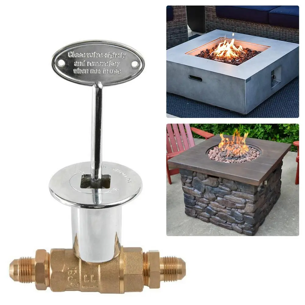 Комплект ключей для прямого газового клапана 1/2 дюйма комплект запорных клапанов