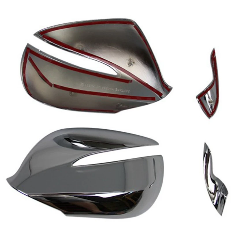 4 шт. ABS хромированное зеркало заднего вида Накладка/зеркало украшение для 2013 -2017