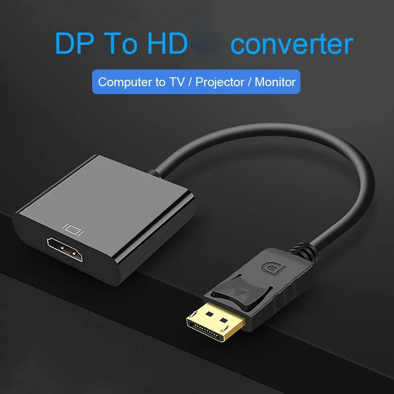 

Переходник Bkscy DisplayPort DP «папа»-«мама» 1080P HDMI-совместимый