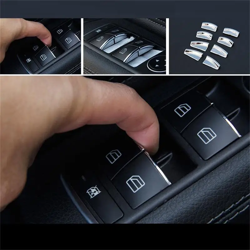 Car Automobile Window Control System Outlet Air Conditioner Interior Modification Bright Sequins 18 19 FOR Mercedes Benz B Class |