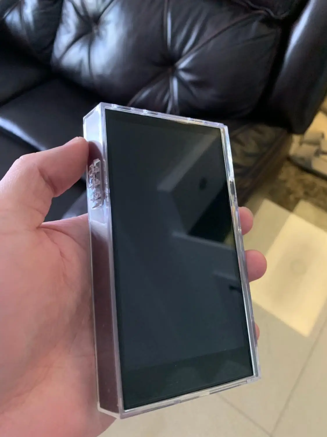 Мягкий прозрачный чехол из ТПУ для IRIVER Astell & Kern A футуристиа SE100 с передней и задней