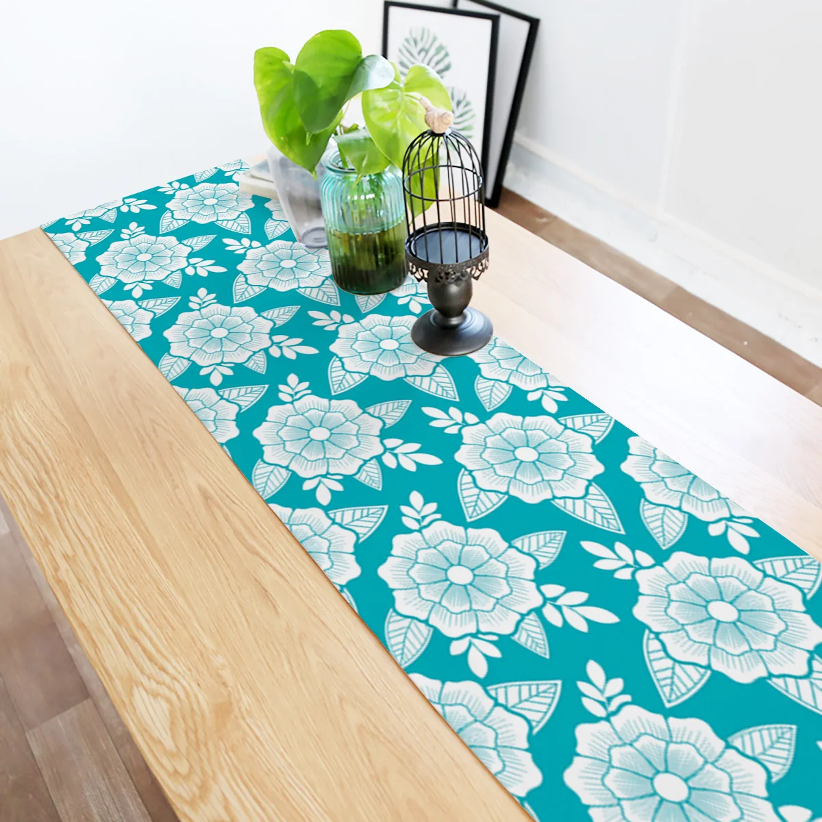 Современная настольная дорожка s для свадебной кухни синяя Традиционная