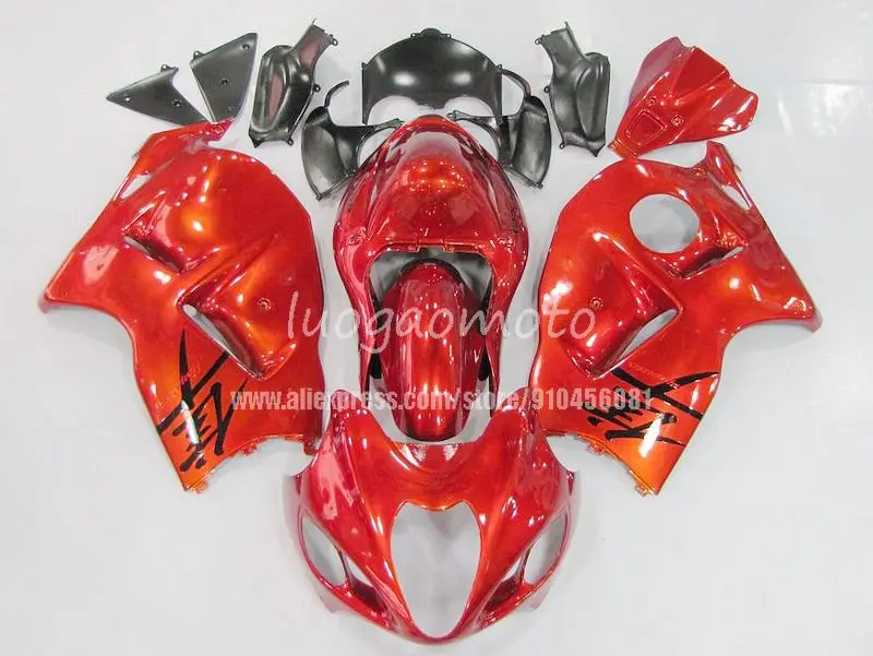 

ABS Fairing GSX R1300 Bodywork GSXR 1300 all orange Body Kits for Suzuki GSXR1300 97 98 99 03 05 2004 1997 2000 2001 2002 2007