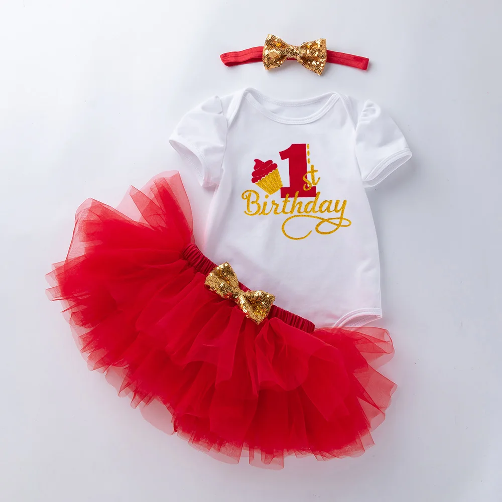 Многоцветный 1st на день рождения комбинезон для маленьких детей комплект с