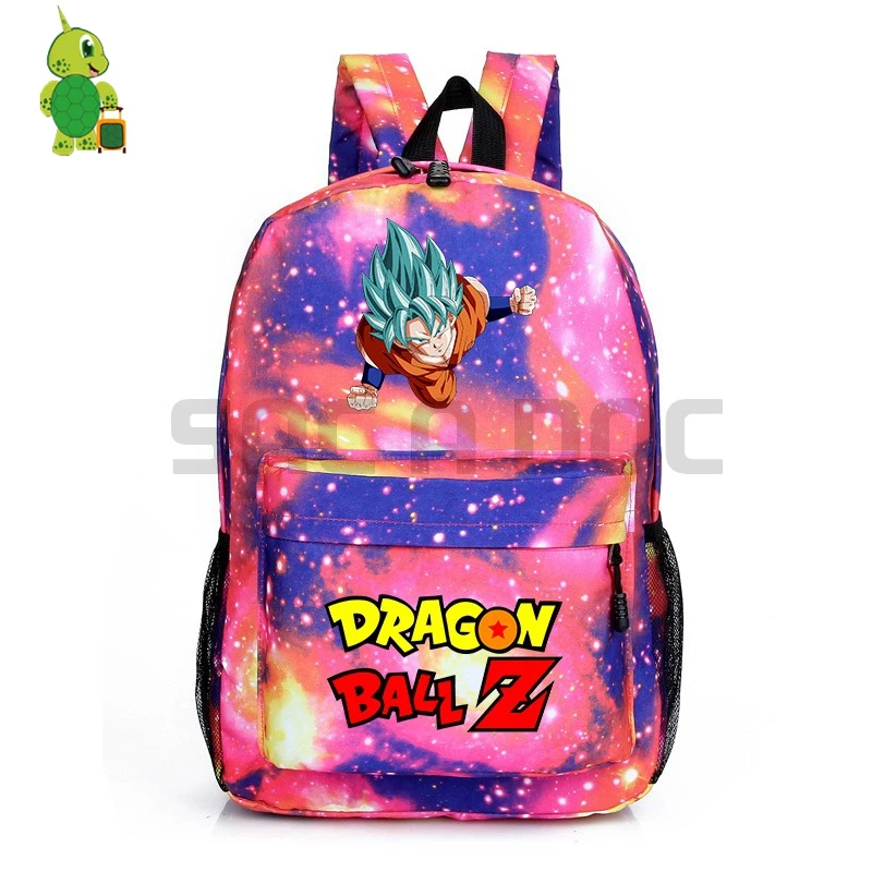 24 Mochila Dragon Ball Z рюкзак Goku Super Saiyan для мальчиков и девочек рюкзак для подростков школьные сумки галактика Звездная ночь дорожная сумка - Цвет: 24