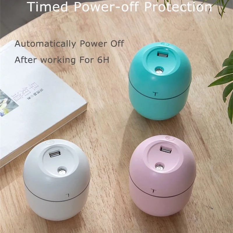 

Air humidifier, ultrasonic aromatherapy diffuser, essential oil spray, LED portable mini atomizer, family car.