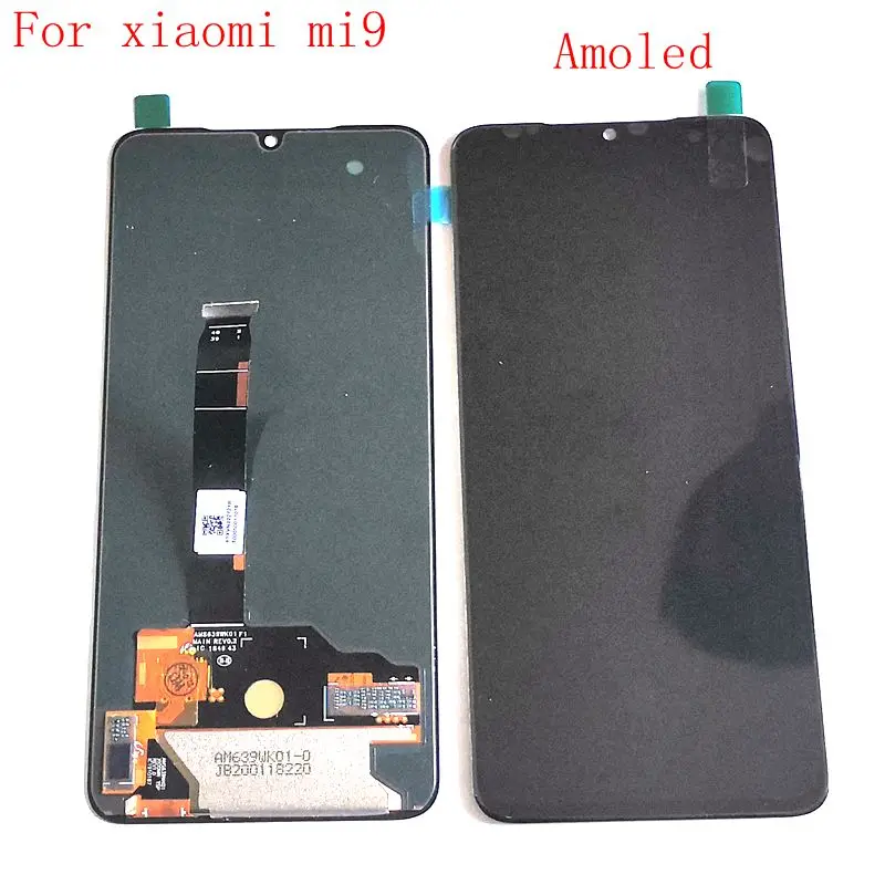 ЖК-дисплей Amoled для xiaomi mi9 + Сенсорная сенсорная панель стекло дигитайзер полный mi 9