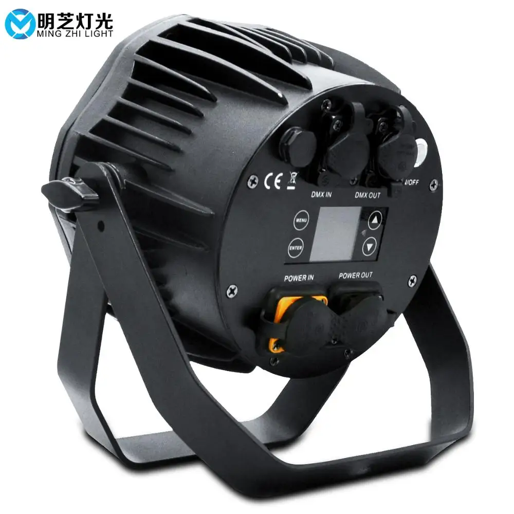 

Mingzhi 6*15W 5in1 4in1 6in1 Battery Waterproof Powered Wireless DMX Stage Lighting Led Par Light