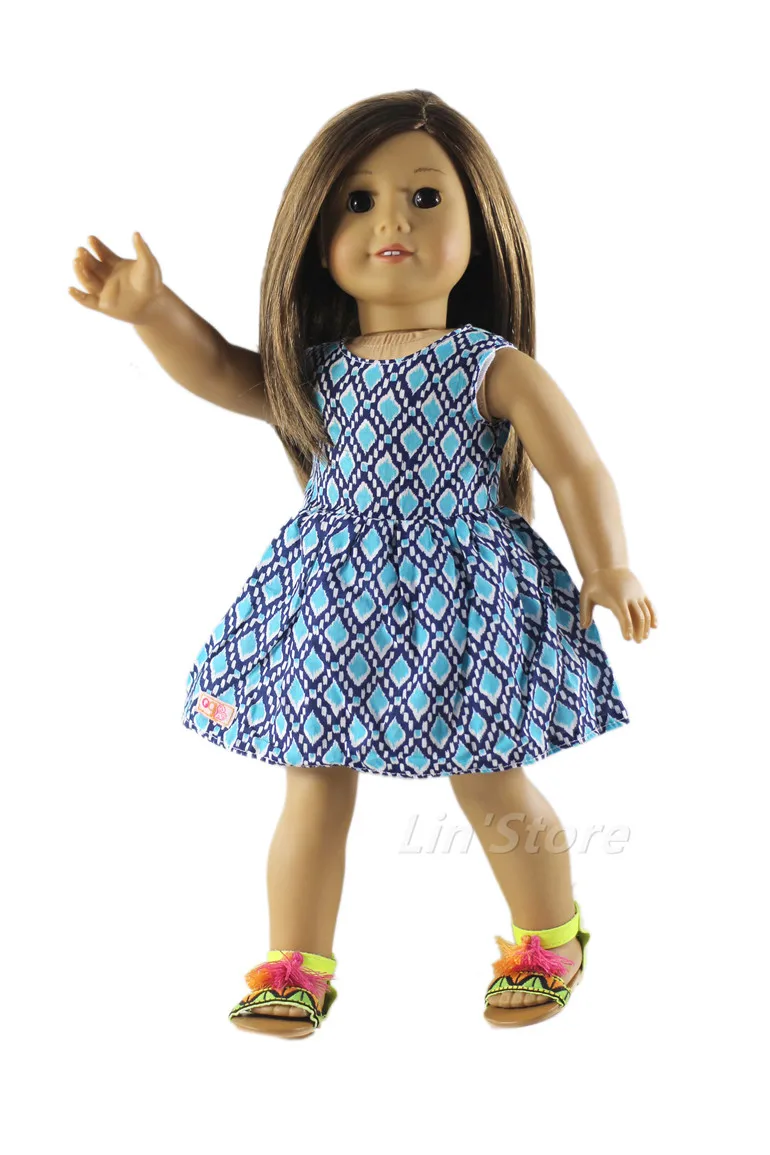 Лидер продаж набор из платья сумки очков и обуви для 18 дюймовой американской