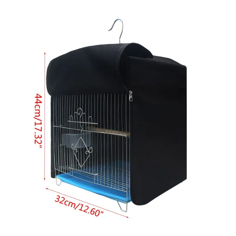 Квадратный чехол для птичьей клетки Обложка попугая плотная Солнцезащитная