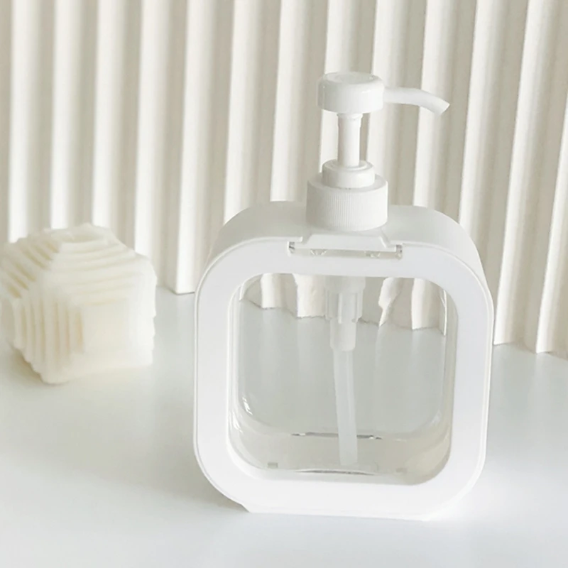 

Empty Bottle Portable Travel Replacment Bottle Large Capacity Plastic Transparent Shampoo Make Up Pressing Bottle