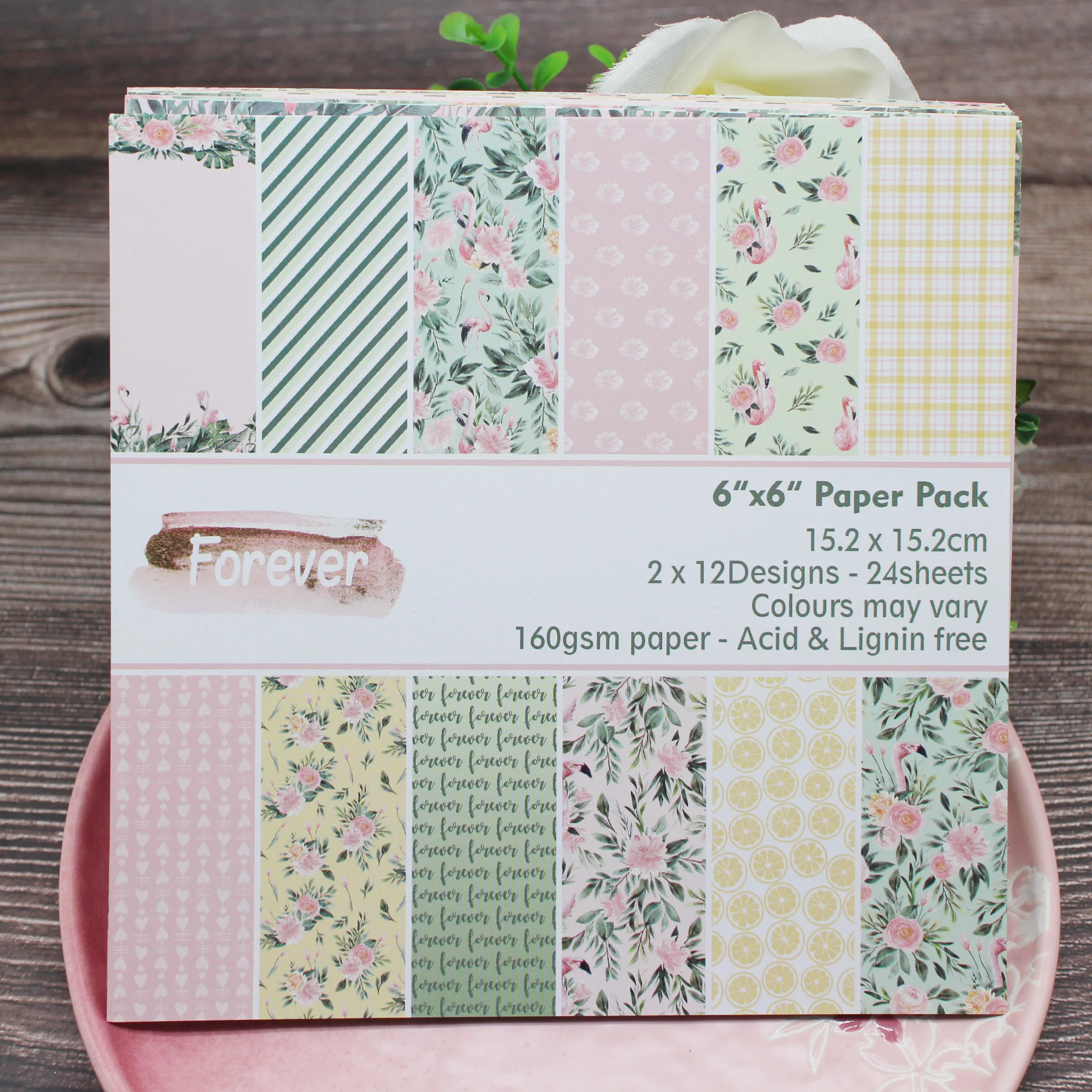 Forever цветы сердца и птицы для бумаги скрапбукинга оригами художественная бумага