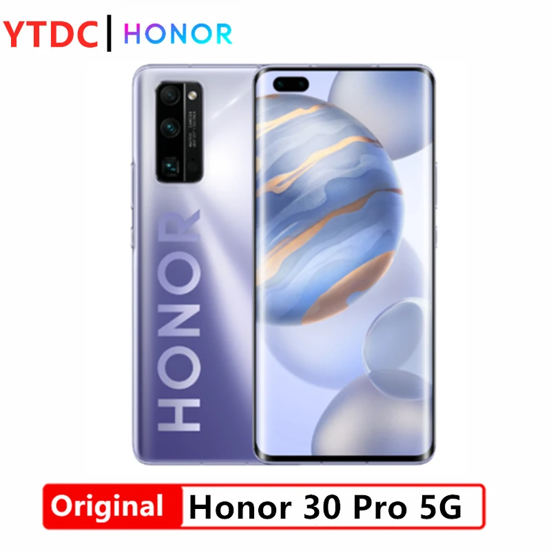 Honor 30 Pro 5G смарт телефон Kirin 990 SoC 6 57 '񠌐 мА/ч Батарея 2340*1080 OLED Экран основной