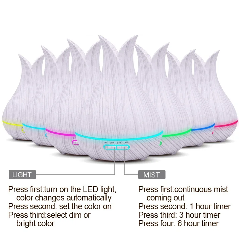 Распылитель эфирного масла с пультом дистанционного управления увлажнитель