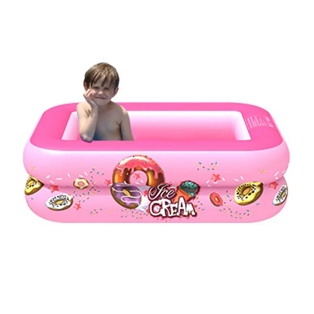 

120/300CM Kids Inflatable Pool Family Rectangular Inflatable Swimming Pool Bathing Tub Kids Indoor Outdoor Summer Swimming Pool