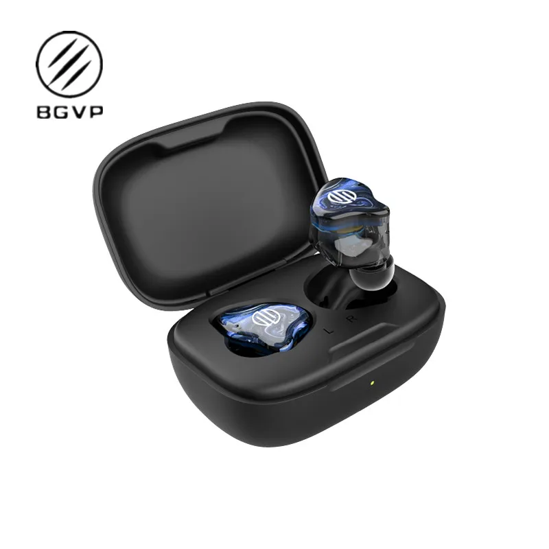 TWS наушники BGVP Q2S гарнитура Беспроводная Hi-Fi с гибридной технологией Bluetooth 5 2 для