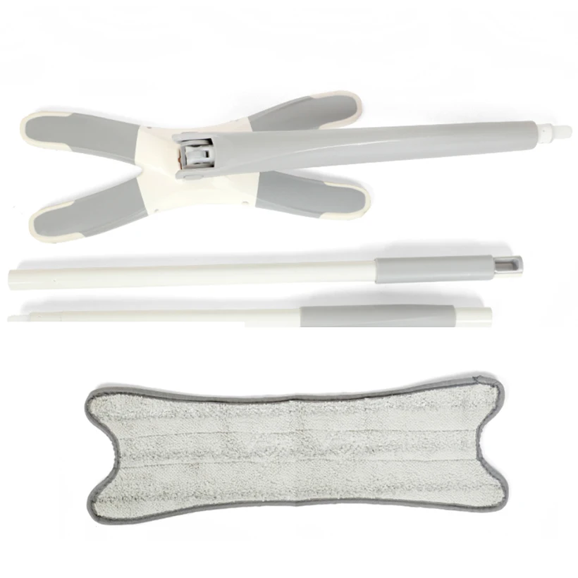 X-образная Швабра для мытья пола из микрофибры самоотжимающаяся