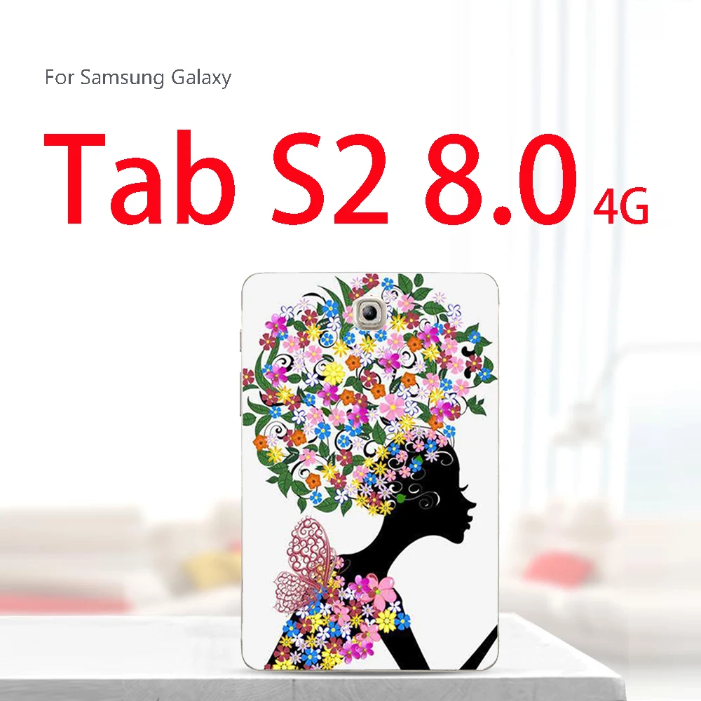 T715-tou ding hua Краски планшетный чехол для Samsung Galaxy Tab S2 8,0 4G SM-T715C T719 SM-T710 Tab A 8,0 SM-T350 SM-T350X Tab3 8,0 SM-T310 T311 чехол - Цвет: T715-tou ding hua