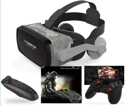 Шлем 9,0 VR Очки виртуальной реальности 3D очки Google Cardboard VR гарнитура коробка для 4,0-6,3 дюймового смартфона