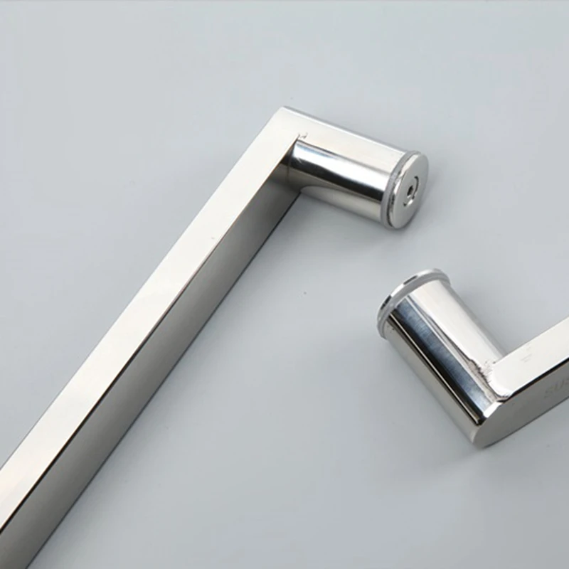Толстая ручка для душевой комнаты из нержавеющей стали 304 квадратная трубка